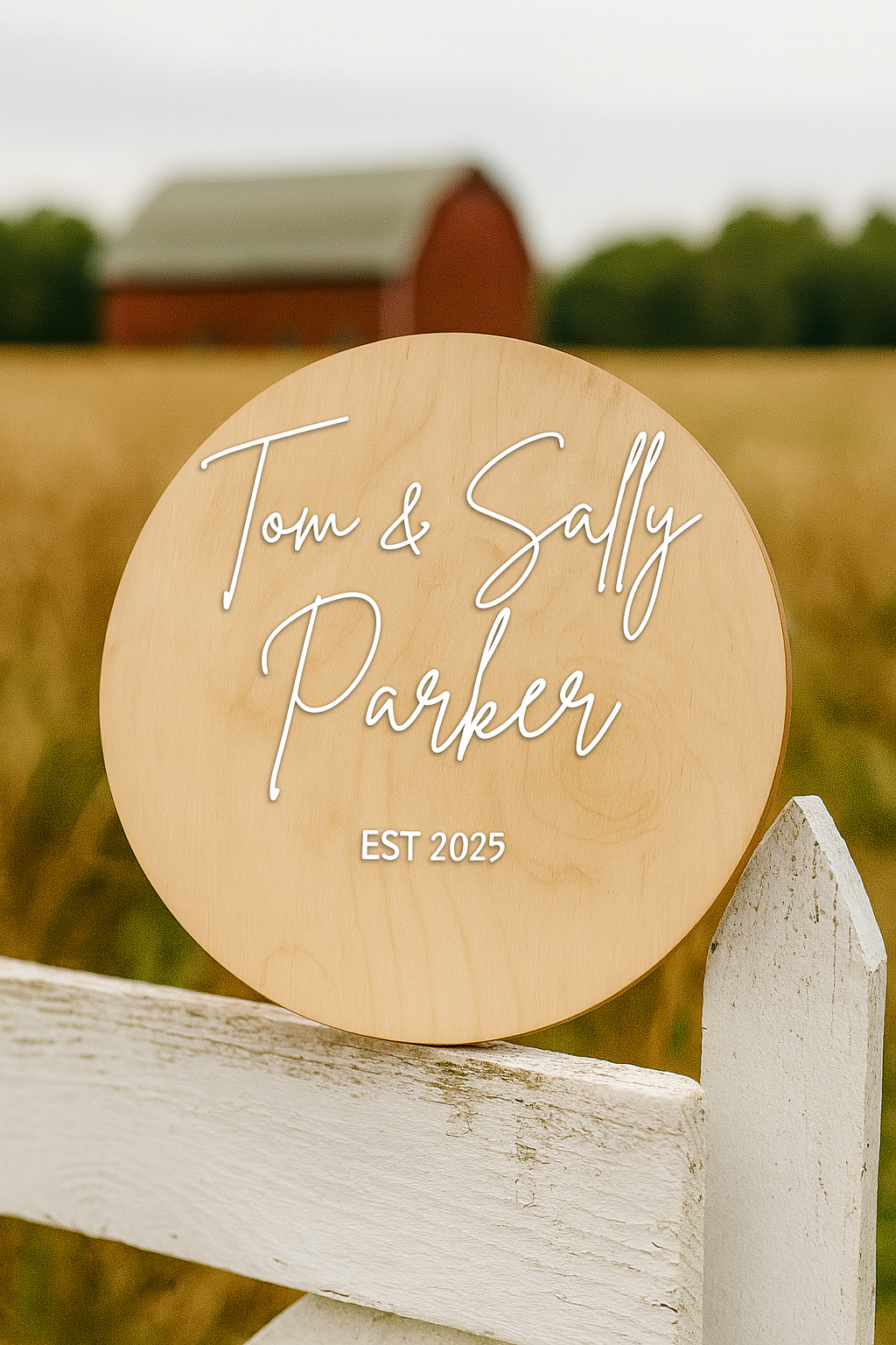 Custom Wedding Sign