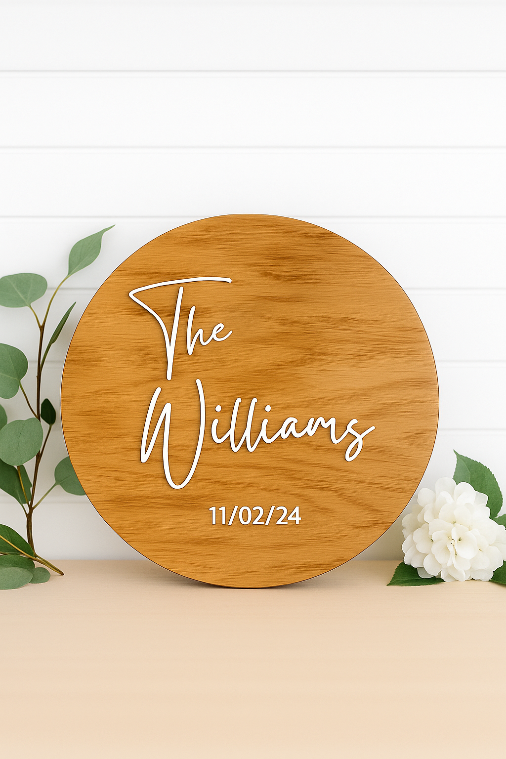 Wedding Wood Sign