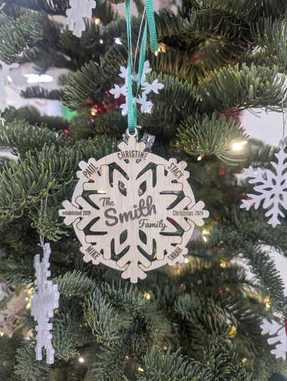 Custom holiday ornament