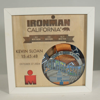 Ironman Race Finisher Medal Display Box