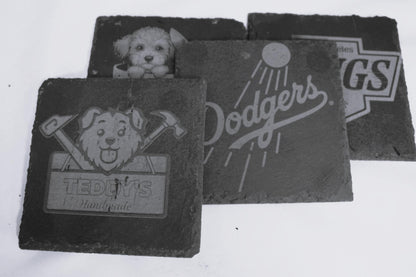 Slate Coasters with custom designs