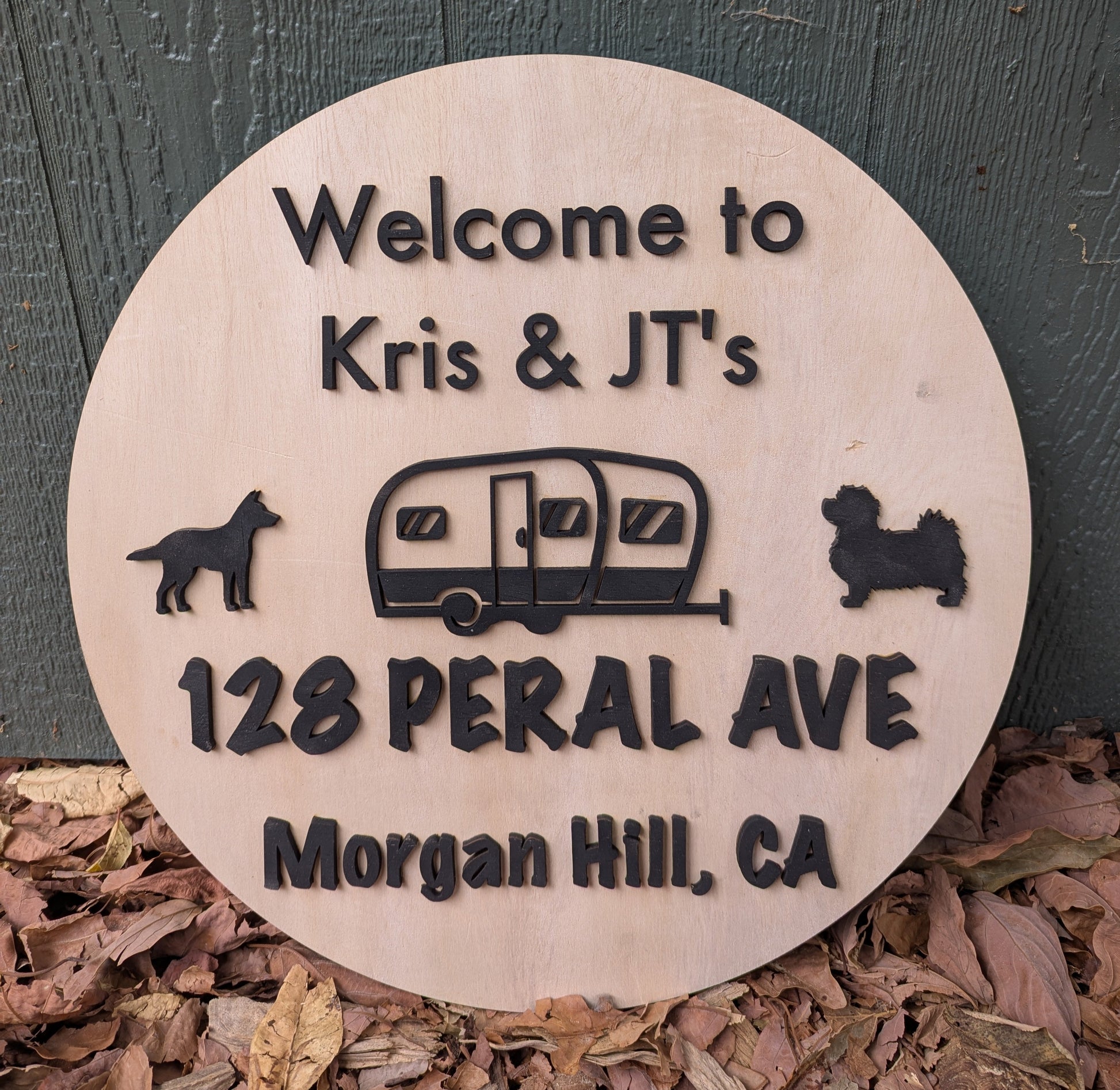 Wooden Sign welcome home new house