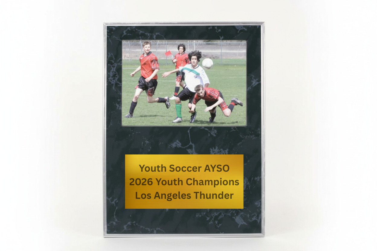 Soccer Award Plaque
