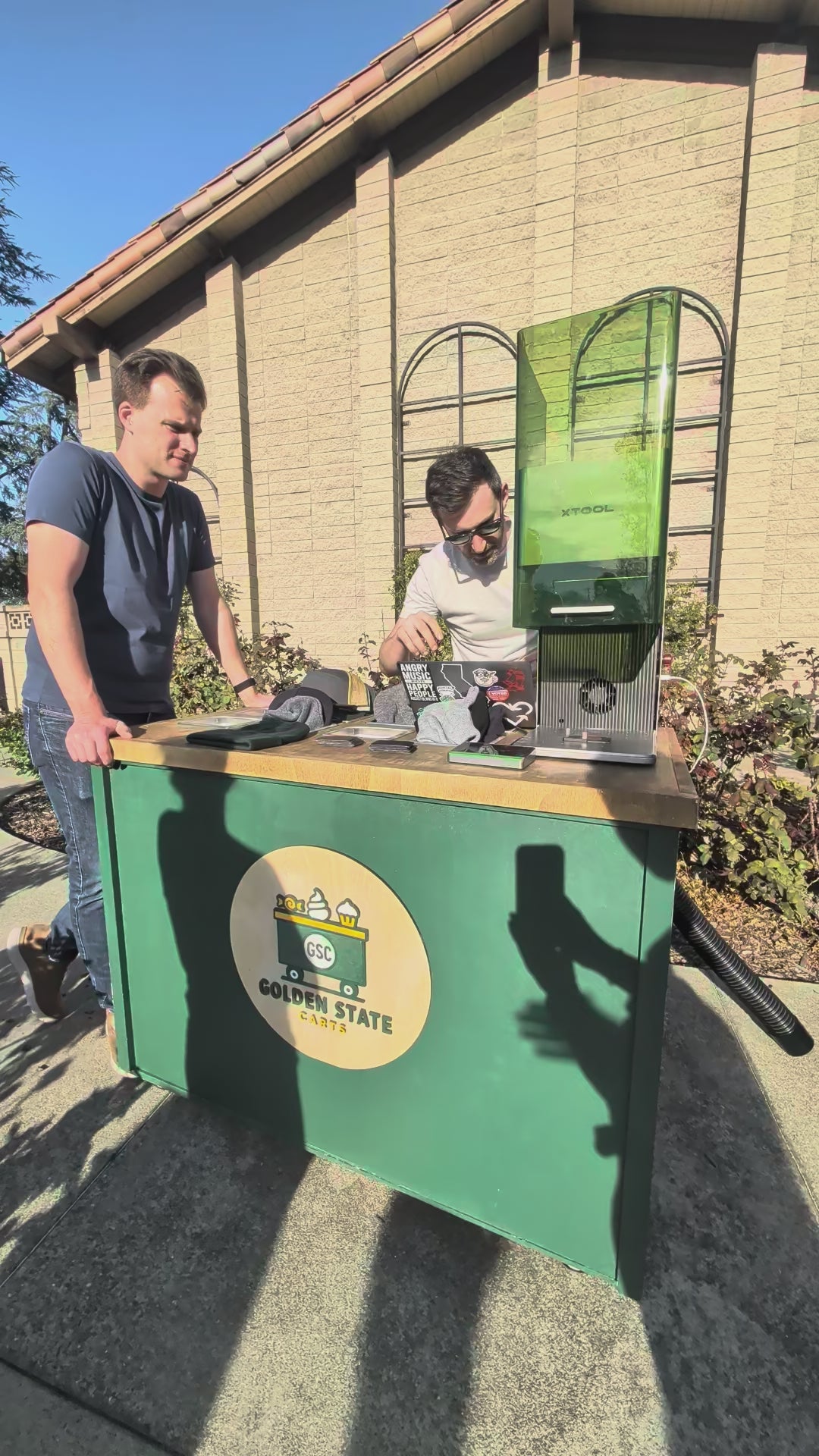Laser engraving cart rental

